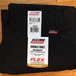 Men's Dickies Black Work Pants 34x30